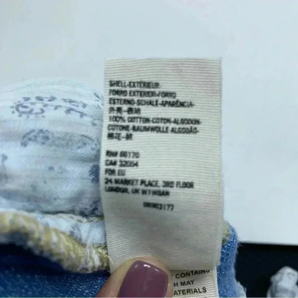 We the free  drop crotch Mover and Shaker baggy slouchy harem pants button fly - Picture 7 of 8